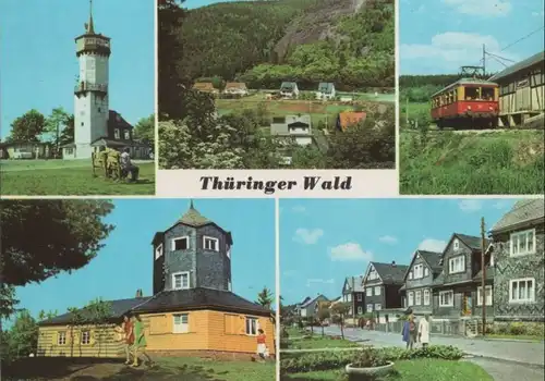Thüringer Wald - u.a. Oberweißbach, Fröbelturm - 1979