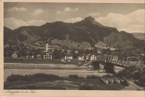 Lenggries - mit Isar-Brücke