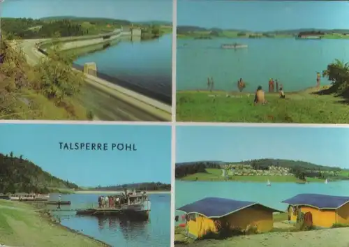 Talsperre Pöhl - mit 4 Bildern - 1977