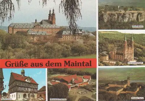 Bad Staffelstein - Kloster Banz mit Motiven aus Staffelstein - ca. 1975