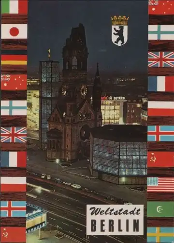 Berlin-Charlottenburg, Gedächtniskirche - 1973
