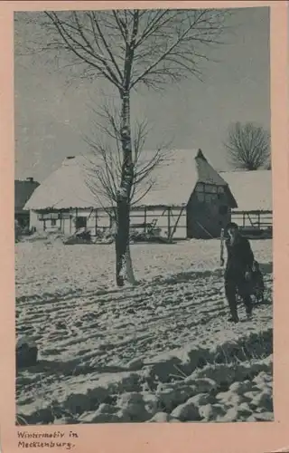 Mecklenburg - Wintermotiv - ca. 1950