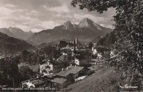 Berchtesgaden - mit Watzmann - ca. 1965