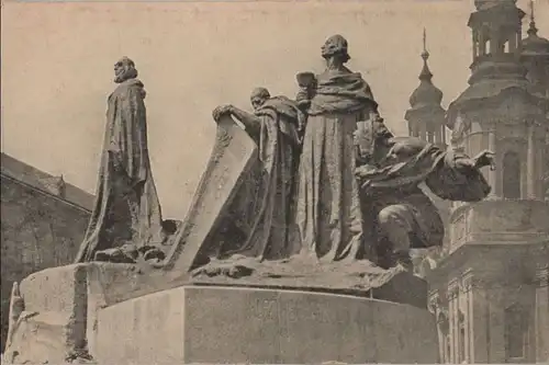 Tschechien - Tschechien - Prag - Praha - Huss-Denkmal - ca. 1935
