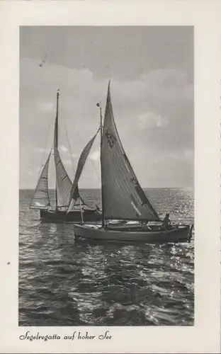 Segelregatta auf hoher See - 1957