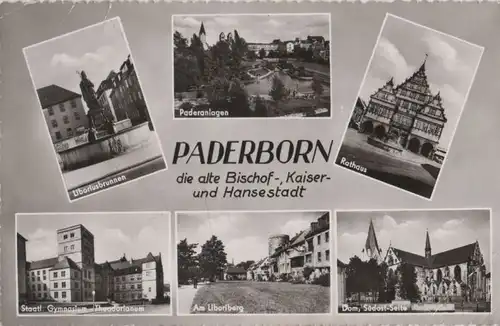 Paderborn - u.a. Am Liboriberg - 1957