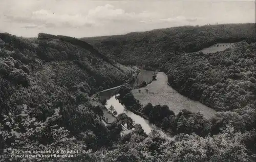 Rengsdorf - Blick vom Amlblick ins Wiedtal - 1954