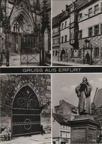 Erfurt - u.a. Lutherdenkmal - 1980