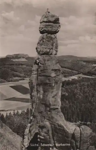 Sächsische Schweiz, Barbarine - 1962