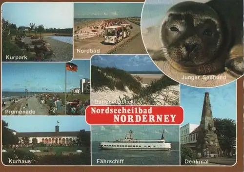 Norderney - u.a. Nordbad - ca. 1980