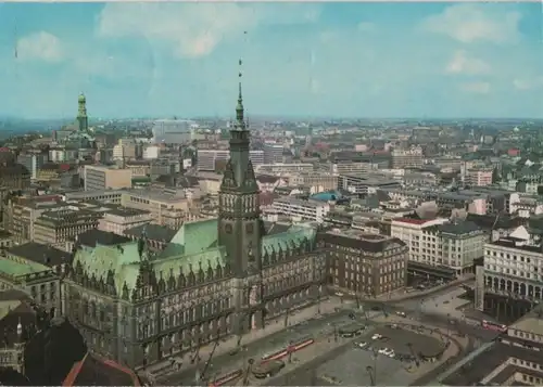 Hamburg - Rathaus und Innenstadt - 1968