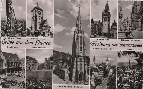 Freiburg - u.a. Kaufhaus - ca. 1960
