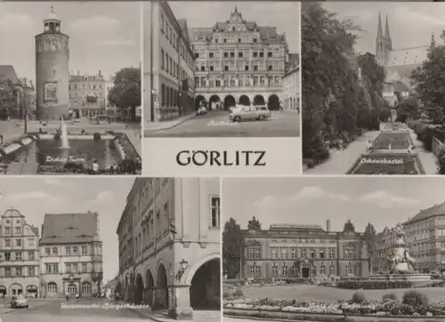 Görlitz - u.a. Untermarkt, Bürgerhäuser - 1971