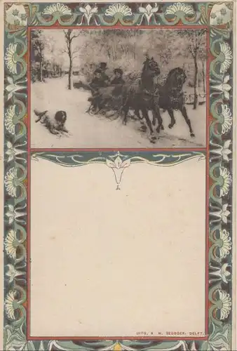 Pferdekutsche im Winter