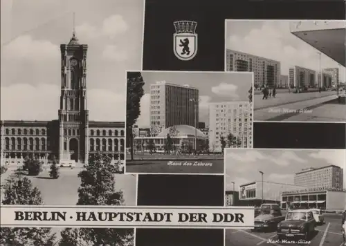 Berlin, Ostteil - u.a. Haus des Lehrers - 1967