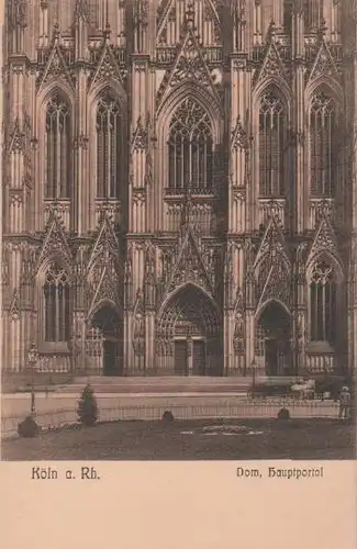 Köln - Dom Hauptportal - ca. 1935