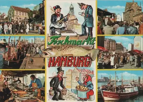 Hamburg - Fischmarkt - ca. 1985