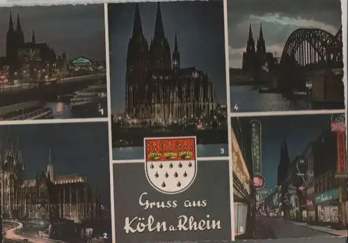 Köln - u.a. Rheinufer - 1965
