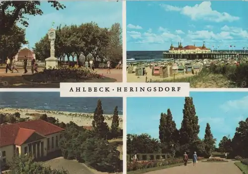 Ahlbeck - u.a. Kurpark mit Musikpavillon - 1978