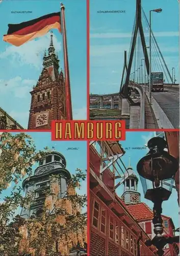 Hamburg - u.a. Rathausturm - 1979
