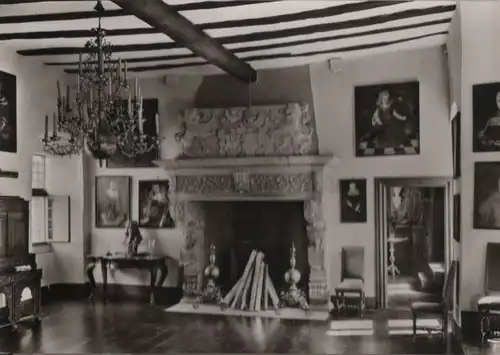 St. Johann, Schloss Bürresheim - Roter Salon - ca. 1960