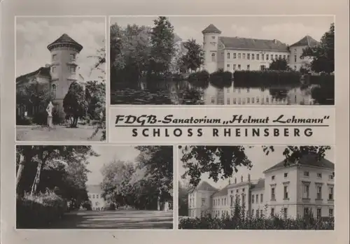 Rheinsberg - mit 4 Bildern - ca. 1965