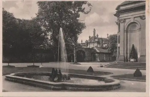 Fulda - Blick von Orangerie auf Paulustor - ca. 1950