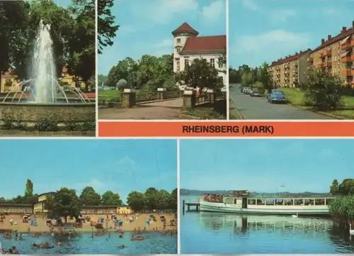 Rheinsberg - u.a. Joliot-Curie-Straße - 1981