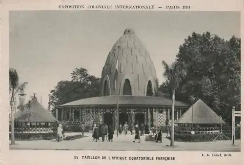 Frankreich - Frankreich - Paris - Exposition Coloniale, Pavillon Afrique Equatoriale - 1931