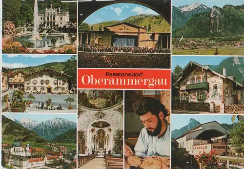 Oberammergau - u.a. Rotkäppchenhaus - 1981