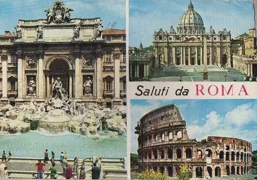 Italien - Italien - Rom - mit 3 Bildern - ca. 1970