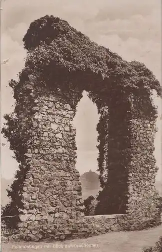 Remagen - Rolandsbogen - Blick auf Drachenfels - ca. 1950