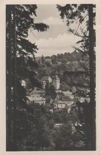 Gottleuba - Blick zur Kirche - 1953