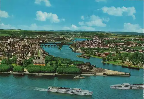 Koblenz - Deutsches Eck - ca. 1975