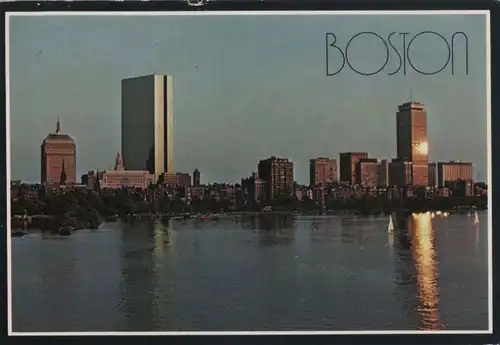 USA - USA - Boston - City at Twilight - 1984