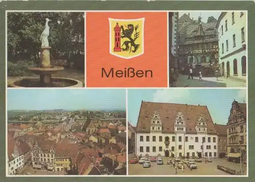 Meißen - Meissen - u.a. Kändlerbrunnen - ca. 1985