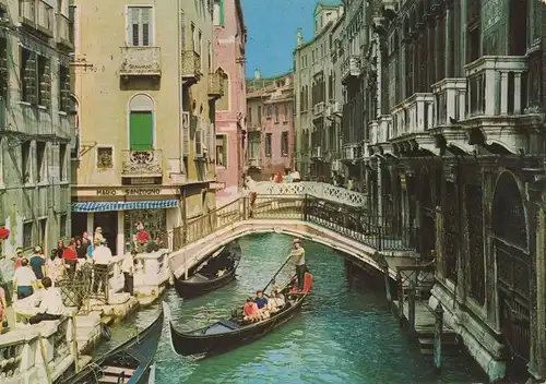 Italien - Venedig - Italien - Palast Kanal