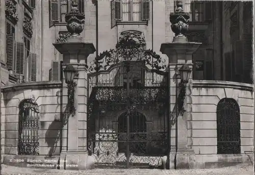 Schweiz - Schweiz - Zürich - Portal des Zunfthauses - ca. 1965