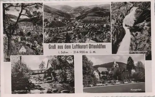 Ottenhöfen - u.a. Ortsansicht - 1959