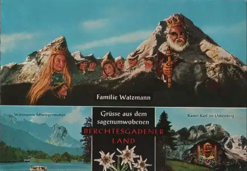 Berchtesgadener Land - Familie Watzmann - ca. 1980