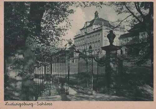 Ludwigsburg - Schloss - Castle - ca. 1950