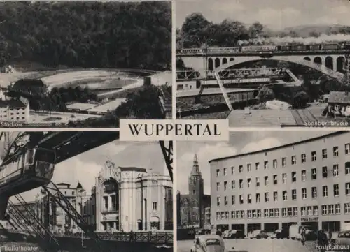 Wuppertal - mit 4 Bildern - ca. 1960