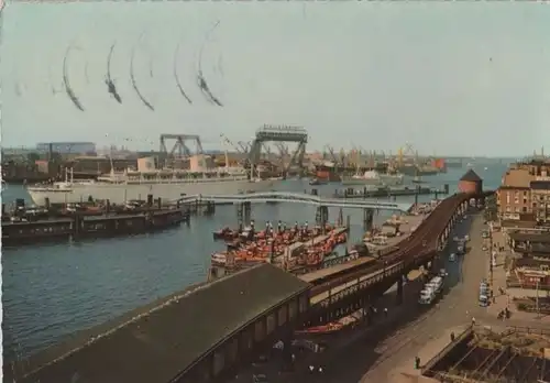Hamburg - Vorsetzen und Überseebrücke - 1963