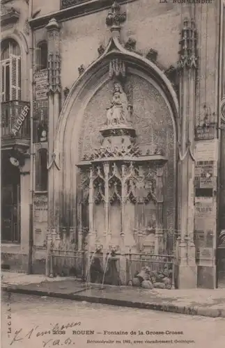 Frankreich - Frankreich - Rouen - Fontaine de la Grosse-Crosse - ca. 1905