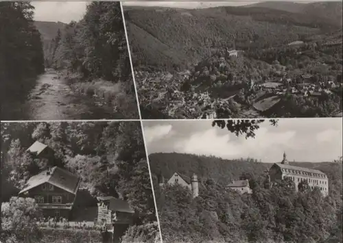 Schwarzburg - mit Schloß, Schwarzatal und Schweizerhaus - 1972