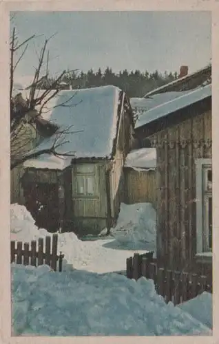 Gebäude im Winterkleid - 1947