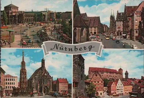 Nürnberg - mit 4 Bildern - ca. 1970