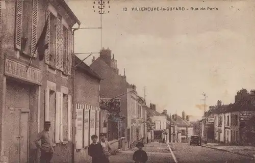 Frankreich - Villeneuve -la-Guyard - Frankreich - Rue de Paris