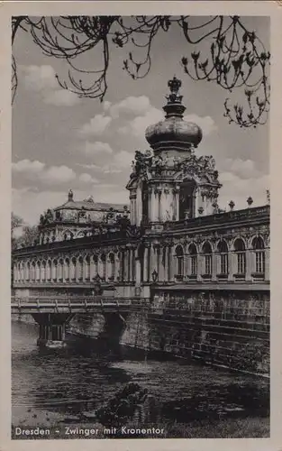 Dresden - Zwinger mit Kronentor - 1954