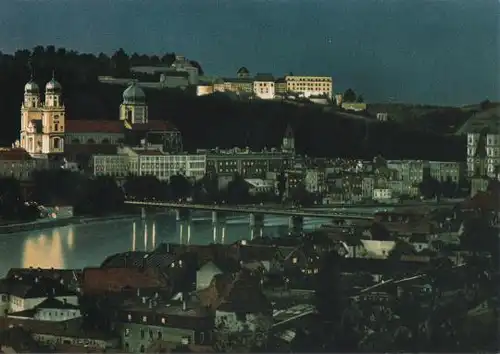 Passau - Nachtaufnahme - ca. 1975